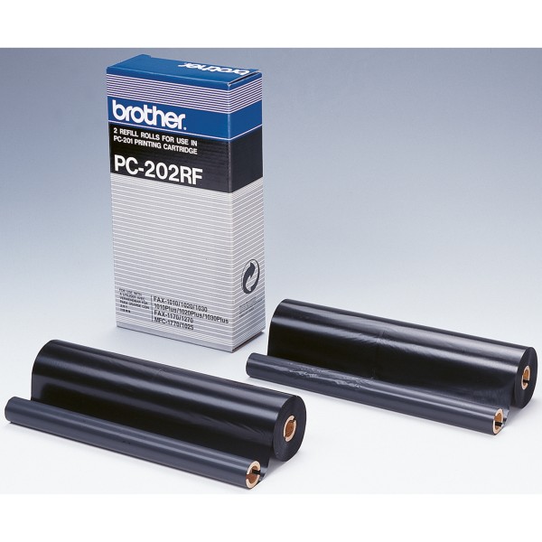 Brother Thermotransferrolle PC202RF schwarz 2 St./Pack.