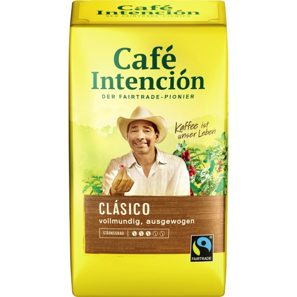 Café Kaffee gemahlen Intención Clasico FAIRTRADE 2200 500g