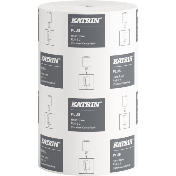 Katrin Handtuchrolle 2634 2-lagig 205mmx60m ws 12 Rl./Pack.