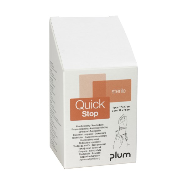 PLUM Wundverband QuickStop 5152 sort. 3St.