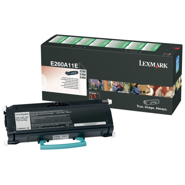 Lexmark Toner E260A11E 3.500Seiten schwarz
