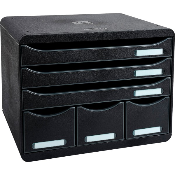 Exacompta Schubladenbox STORE-BOX MAXI 306714D 6Schübe schwarz