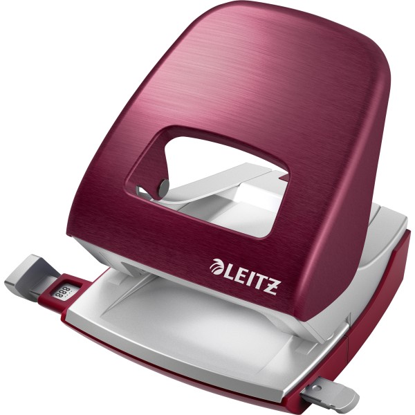 Leitz Locher NeXXt Style 50060028 30Bl Metall granat rot