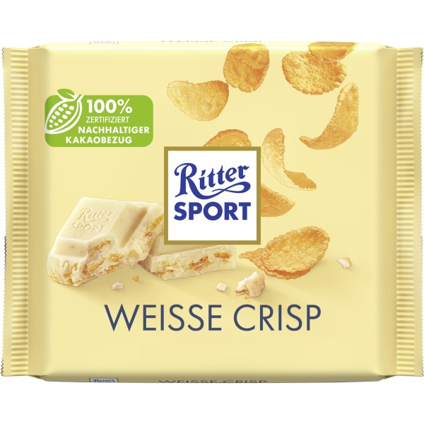 Ritter Sport Schokolade Weisse Crisp 29201 100g