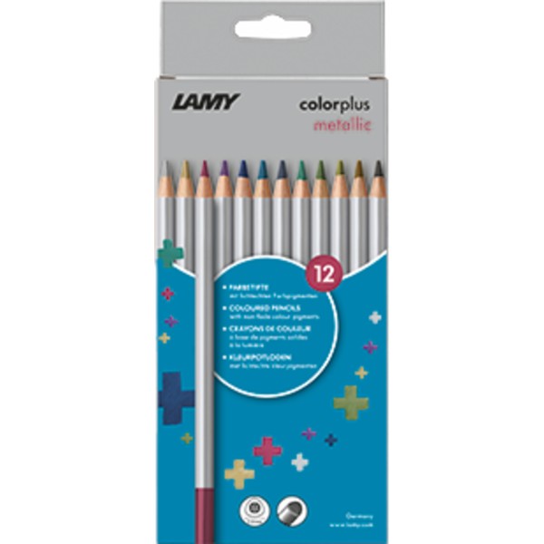 Lamy Buntstift colorplus 1235192 metallic sort. 12St.