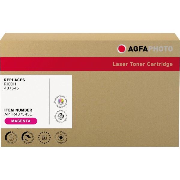 AgfaPhoto Toner APTR407545E wie Ricoh 407545 magenta