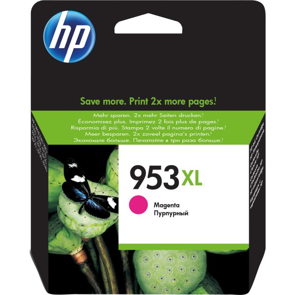 HP Tintenpatrone F6U17AE 953XL 1.600Seiten 20ml magenta