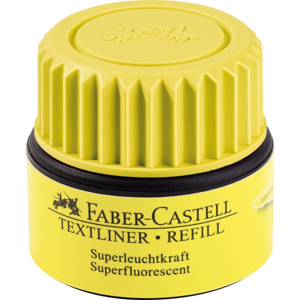 Faber-Castell Nachfülltusche TEXTLINER 1549 154907 25ml gelb
