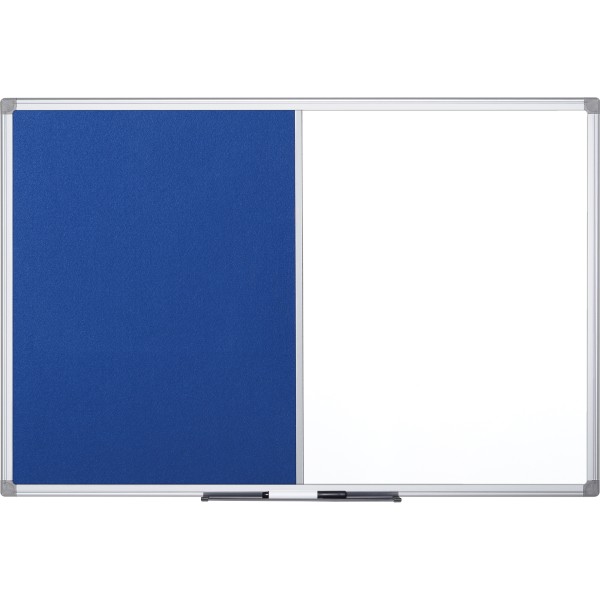 Bi-office Kombitafel Maya XA1522170 Filz/magnetisch 150x100cm blau
