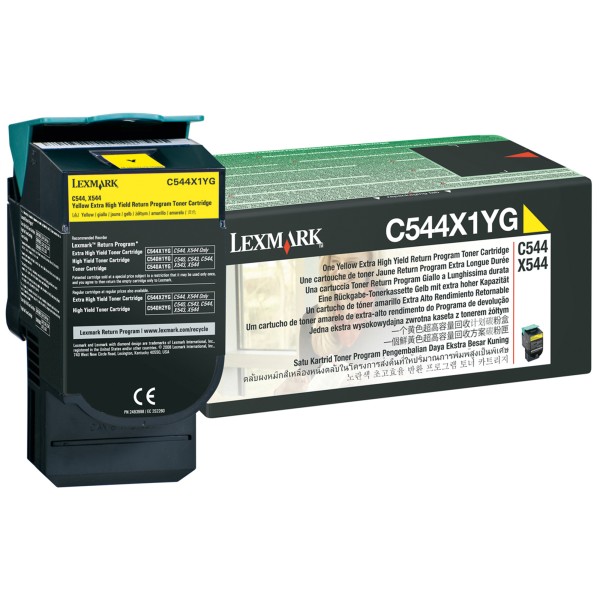 Lexmark Toner C544X1YG 4.000Seiten gelb