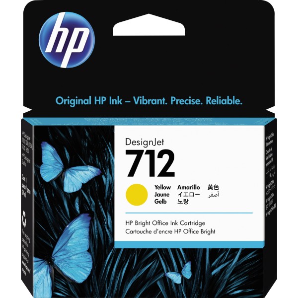 HP Tintenpatrone 3ED69A 712 29ml gelb