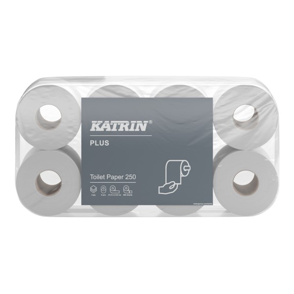 Katrin Toilettenpapier Plus 11711 3lg. 250Blatt 8Rl.