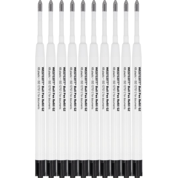 Westcott Kugelschreibermine G2 E-733493 00 Kunststoff sw 10St.