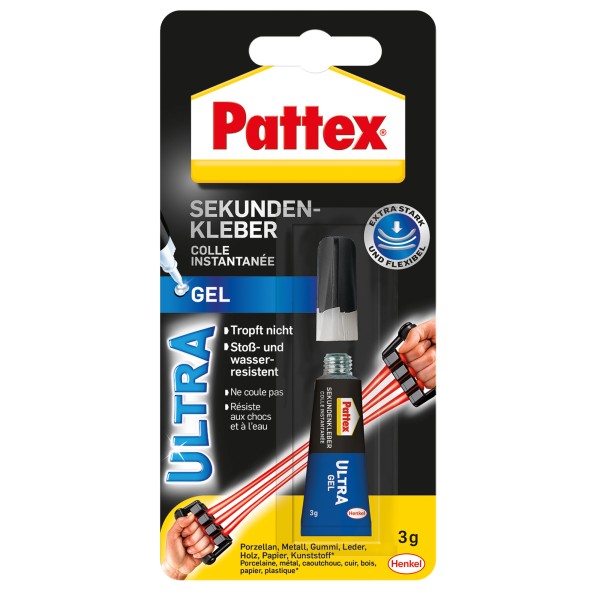 Pattex Sekundenkleber Ultra Gel PSG2C Tube 3g