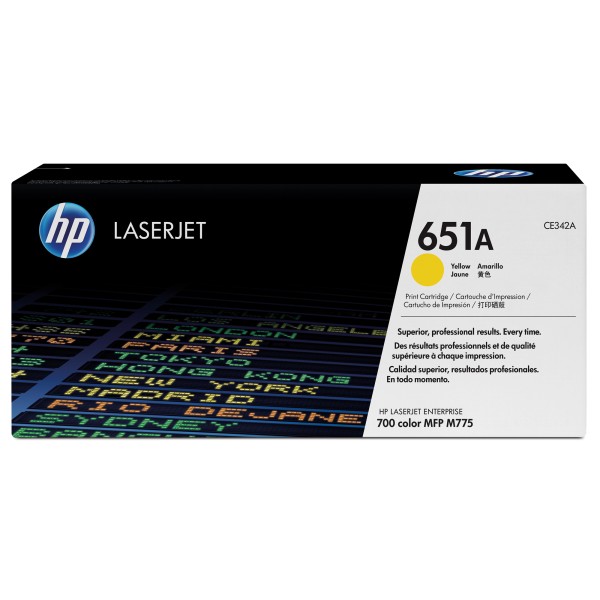 HP Toner CE342A 651A 16.000Seiten gelb