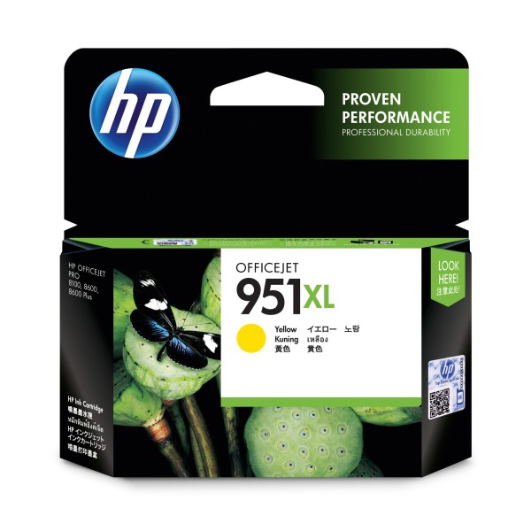 HP Tintenpatrone CN048AE 951XL 1.500Seiten 17ml gelb