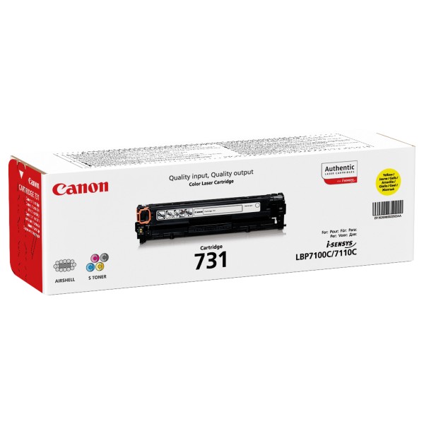 Canon Toner 731Y 6269B002 731 1.500 Seiten gelb