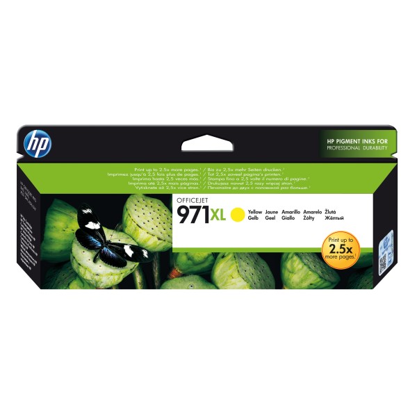 HP Tintenpatrone CN628AE 971XL 6.600Seiten gelb