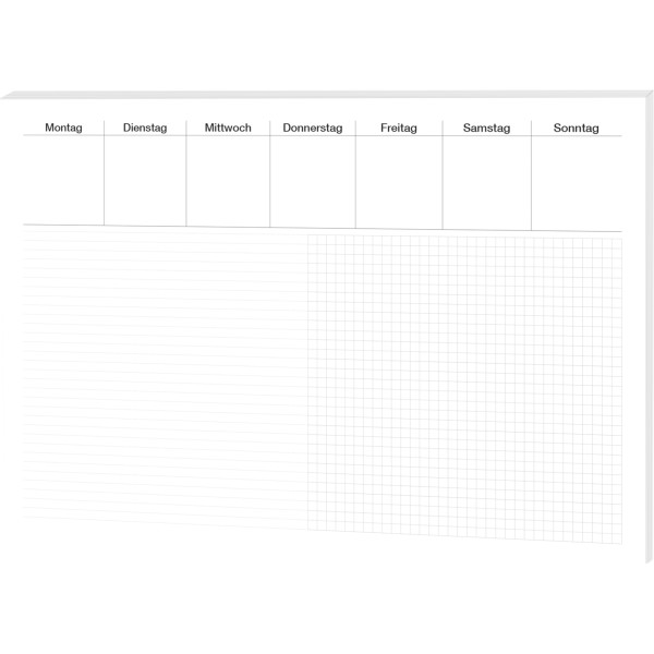 RNK Schreibunterlage Office 46632 480x330mm 30Blatt liniert/kariert