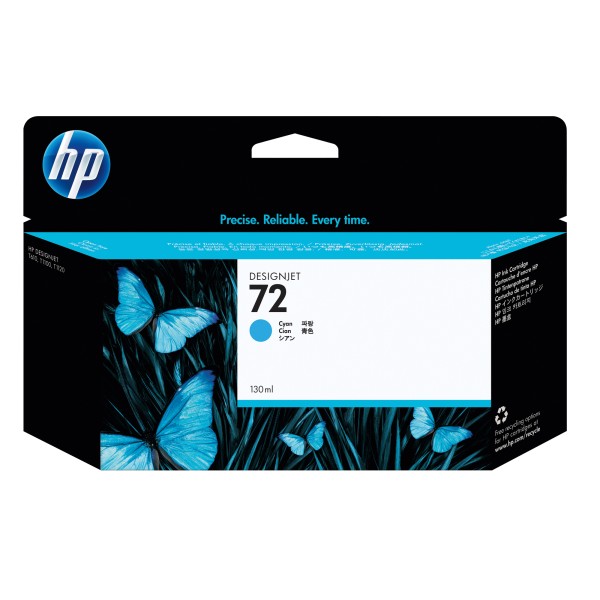 HP Tintenpatrone C9371A 72 130ml cyan