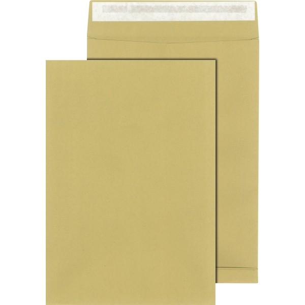 Faltentasche 30007080 C4 hk oF 130g braun 250St.