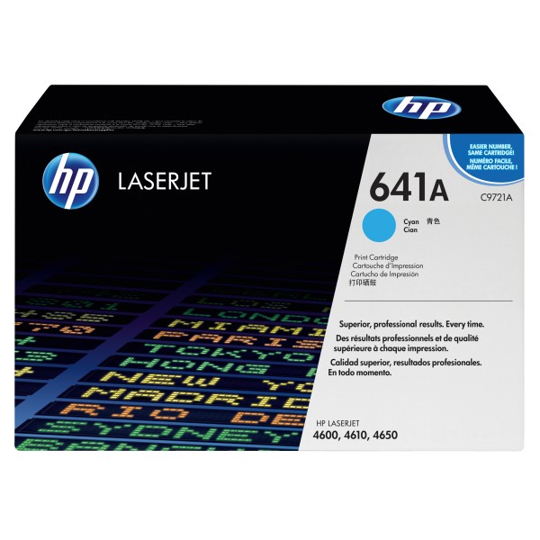 HP Toner C9721A 641A 8.000Seiten cyan