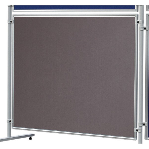 Franken Stellwand-Tafel EL-UTF15 12 150x120cm (HxB) beids. Filz grau