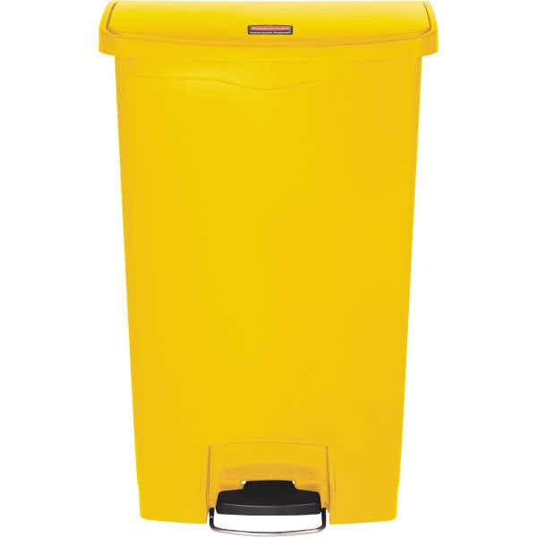 Rubbermaid Tretabfalleimer Slim Jim 1883577 Kunststoff 68l gelb
