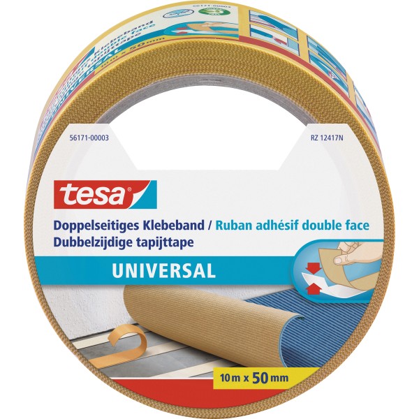 tesa Klebeband Universal 56171-00003 doppels. 50mmx10m