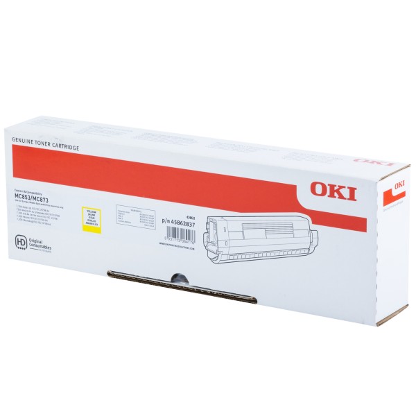 OKI Toner 45862837 7.300Seiten gelb