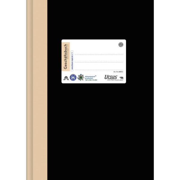 Ursus Staufen Geschäftsbuch 608353 A4 144Blatt 80g liniert