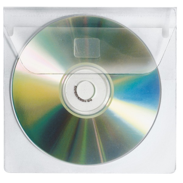 Veloflex CD/DVD Hülle 2259000 1CD PP glasklar 10 St./Pack.