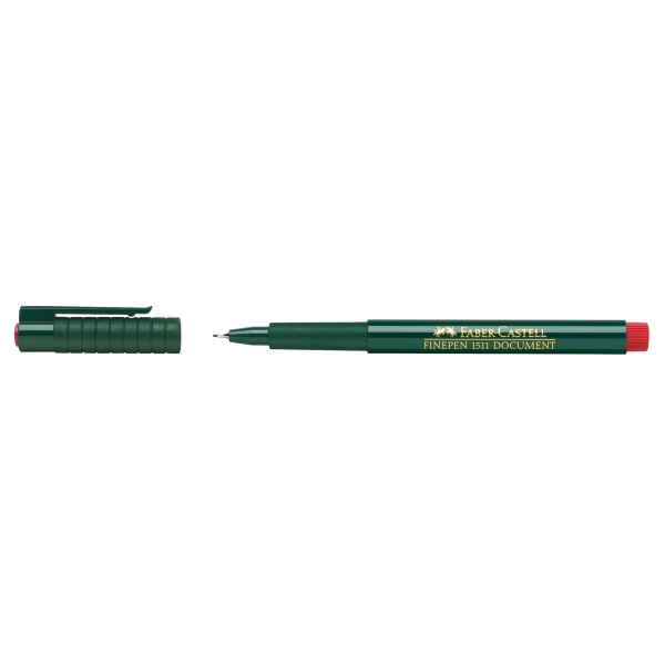 Faber-Castell Feinschreiber FINEPEN 151121 0,4mm rot