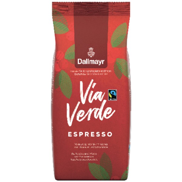 Dallmayr Kaffee Via Verde Espresso 494000001 Bohne 1kg