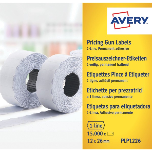 Avery Zweckform Endlosetikett PLP1226 12x26mm 15.000 St./Pack.