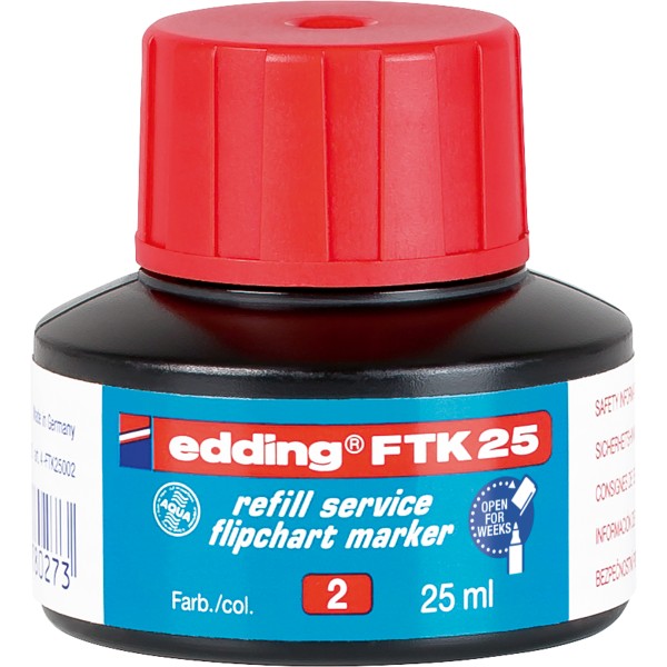 edding Nachfülltusche 4-FTK25002 25ml rot