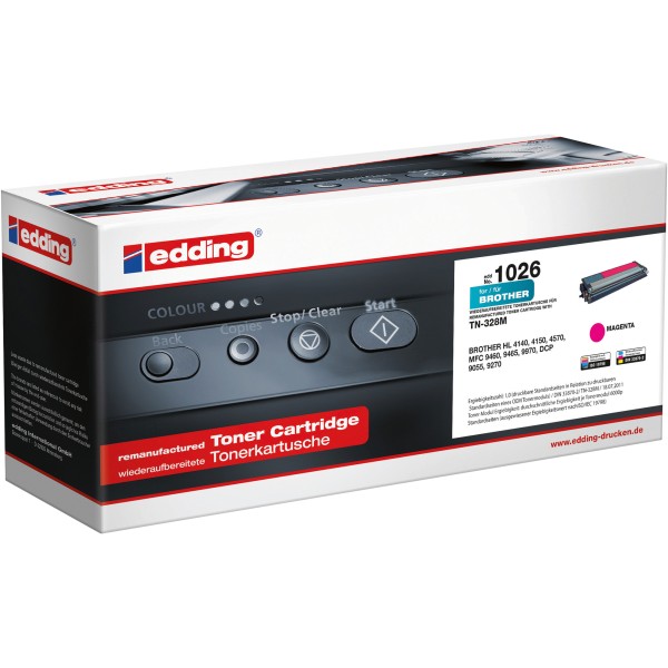 edding Toner 18-1026 wie Brother TN-328M magenta