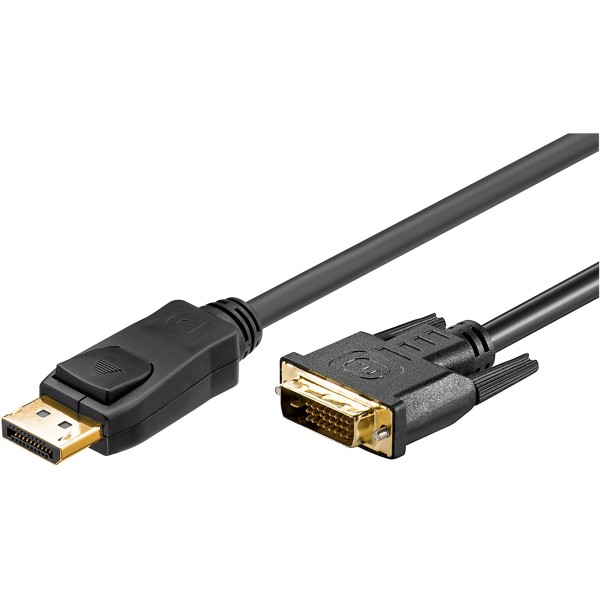 Goobay DisplayPort-Adapter 51961 DP/DVI 2m schwarz