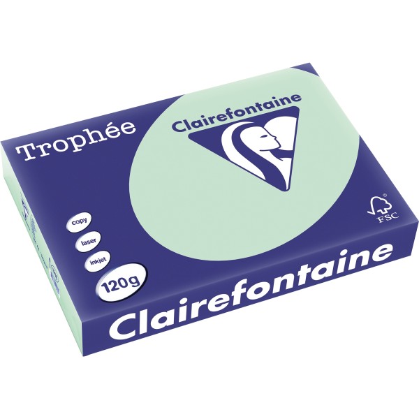 Clairefontaine Kopierpapier 1216C A4 120g hellgn 250Bl