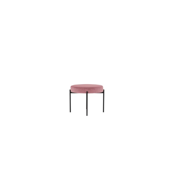 Paperflow Hocker GAIA GBRV.01.17 rund Samt sw/ro