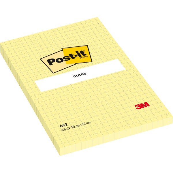 Post-it Haftnotiz 662 102x152mm ge kar