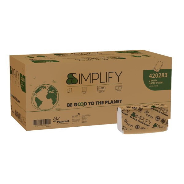 Papernet Falthandtuch Simplify 420283 2lg. 10x206Bl.