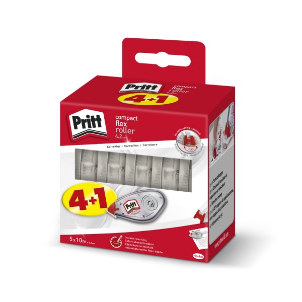 Pritt Korrekturroller compact flex PCK5K 4,2mmx10m 4+1St.