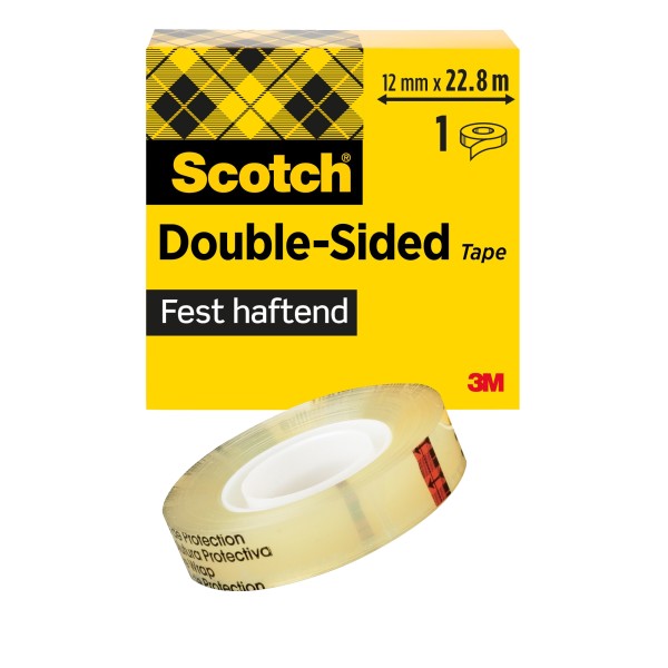 Scotch Klebefilm D6651222 12mmx22,8m beidseitig klebend