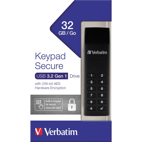 Verbatim USB-Stick Keypad Secure 49427 USB3.0 32GB