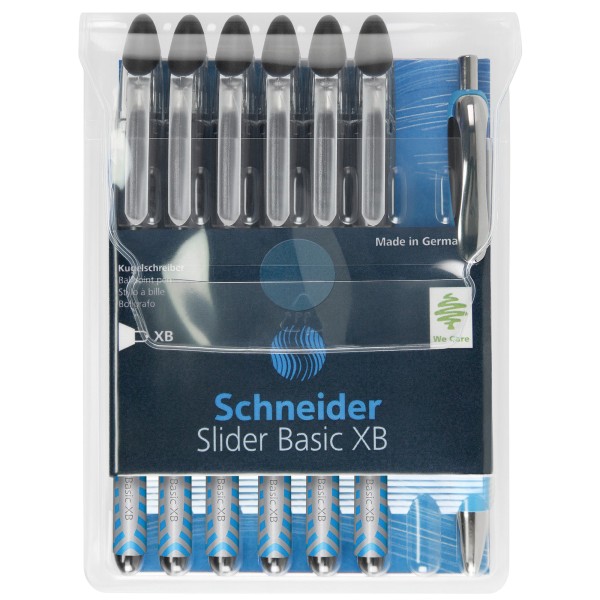 Schneider Kugelschreiber Slider XB 50-151276 schwarz 6 St./Pack.