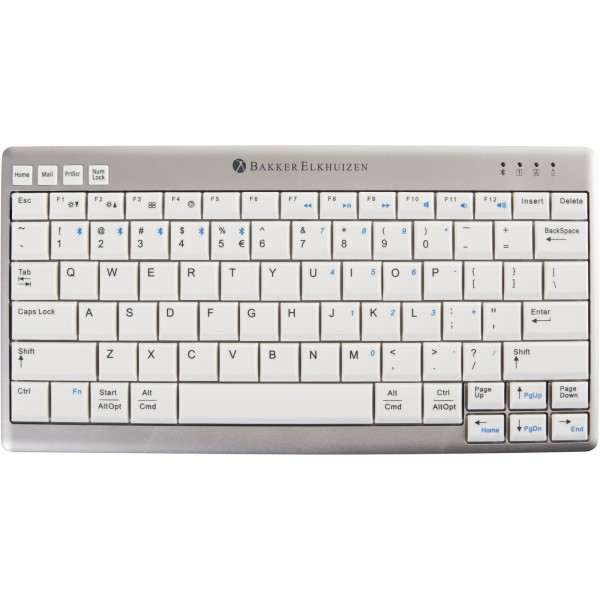 BakkerElkhuizen Tastatur UltraBoard BNEU950WDE kabellos ws/si