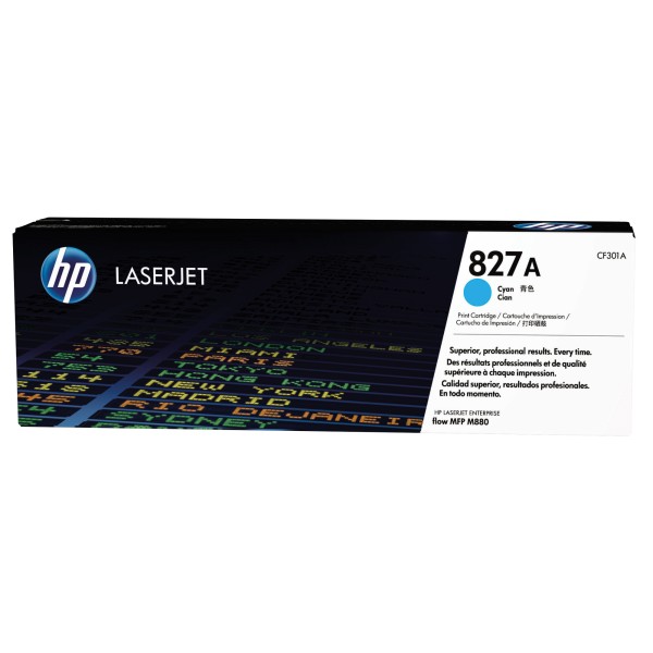 HP Toner CF301A 827A 32.000Seiten cyan