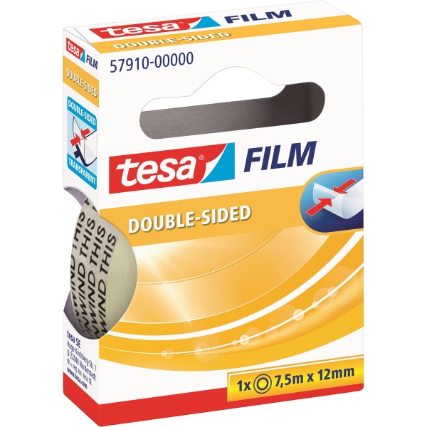 tesa Klebefilm 57910-00000 7,5mx12mm transparent