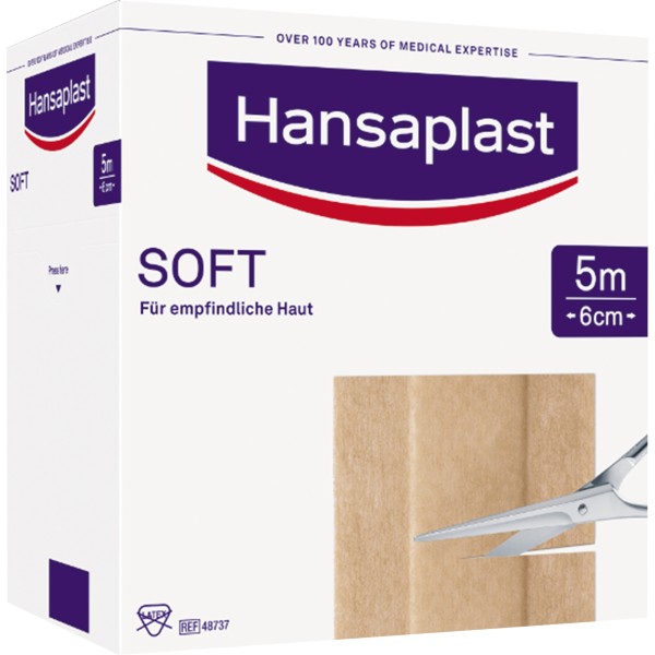 Hansaplast Heftpflaster SOFT 1009284 6cmx5m